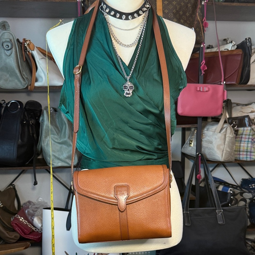 VINTAGE Burberrys Leather Crossbody Bag